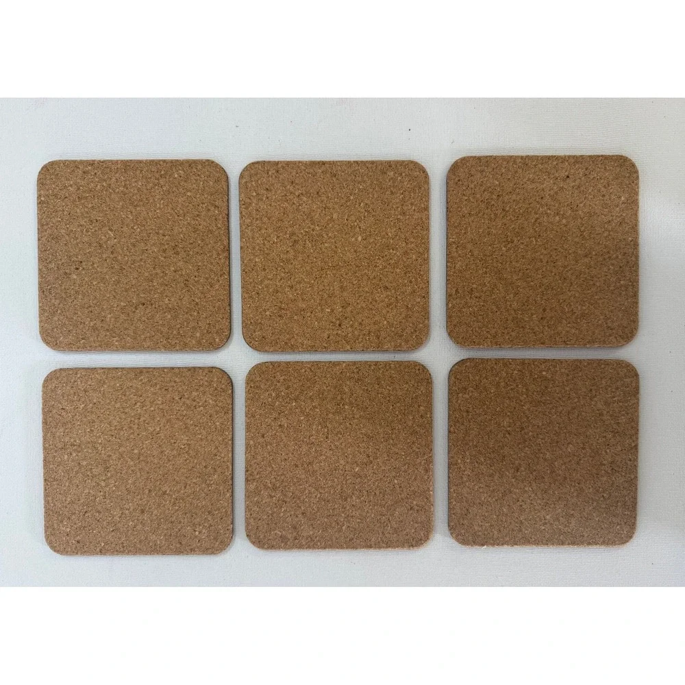 Williams-Sonoma Guy Buffet Les Garcons Coasters Set of 6 Cork Backed Red Waiter
